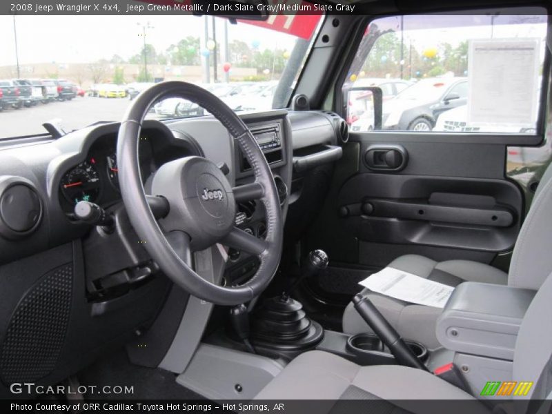 Jeep Green Metallic / Dark Slate Gray/Medium Slate Gray 2008 Jeep Wrangler X 4x4