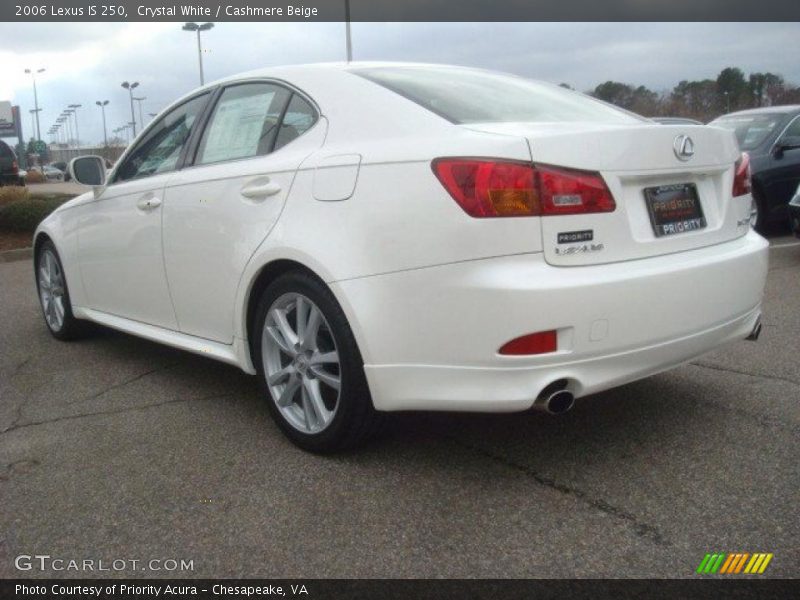 Crystal White / Cashmere Beige 2006 Lexus IS 250