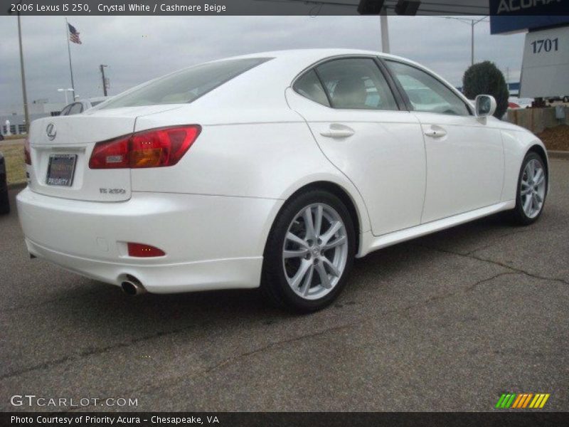 Crystal White / Cashmere Beige 2006 Lexus IS 250