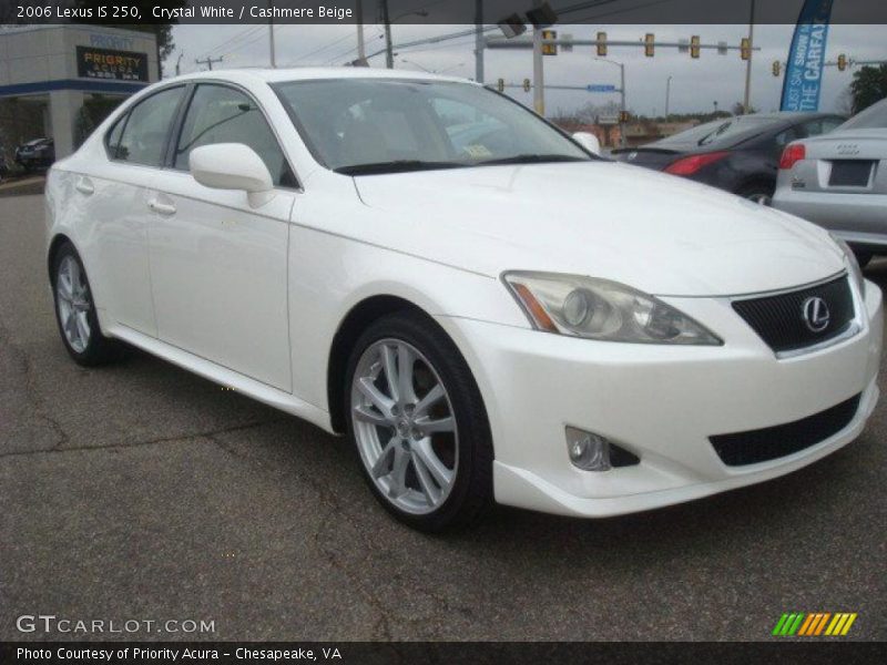 Crystal White / Cashmere Beige 2006 Lexus IS 250