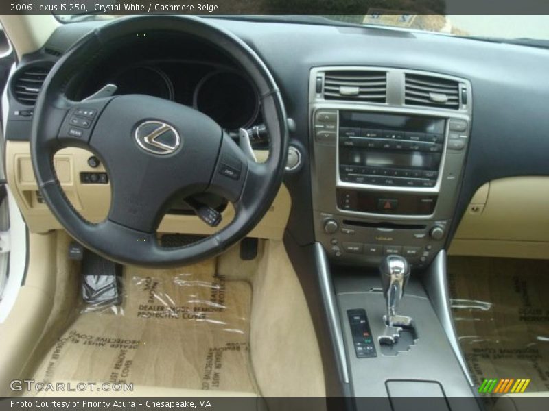 Crystal White / Cashmere Beige 2006 Lexus IS 250