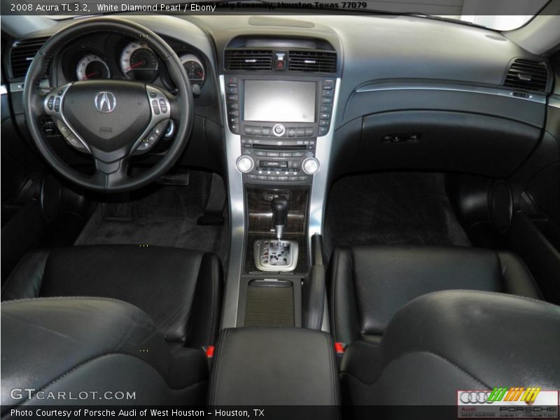 White Diamond Pearl / Ebony 2008 Acura TL 3.2