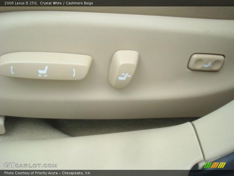Crystal White / Cashmere Beige 2006 Lexus IS 250