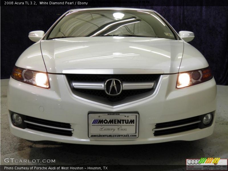 White Diamond Pearl / Ebony 2008 Acura TL 3.2