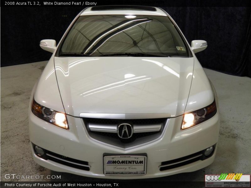 White Diamond Pearl / Ebony 2008 Acura TL 3.2