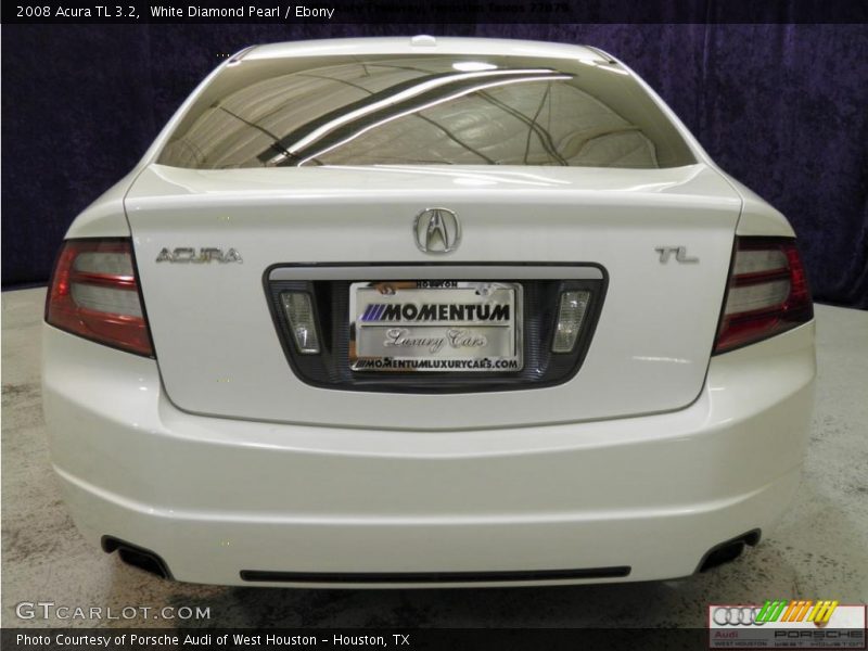 White Diamond Pearl / Ebony 2008 Acura TL 3.2