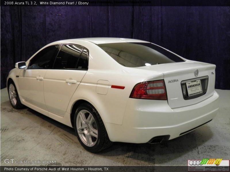 White Diamond Pearl / Ebony 2008 Acura TL 3.2