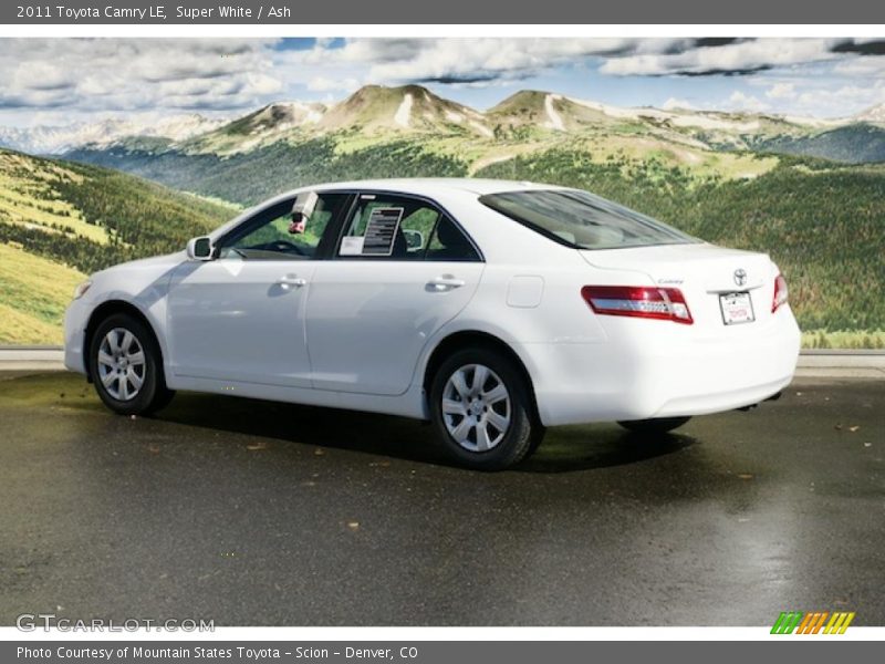 Super White / Ash 2011 Toyota Camry LE