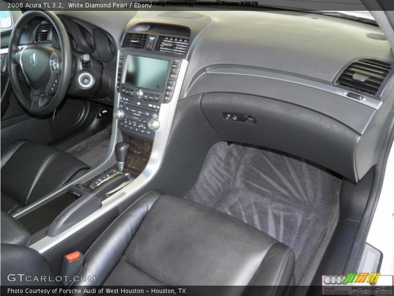 White Diamond Pearl / Ebony 2008 Acura TL 3.2