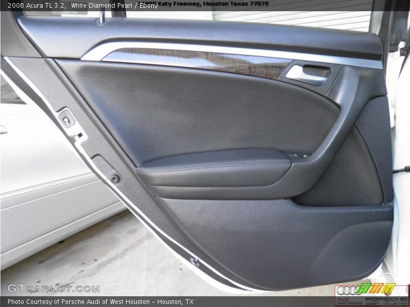 White Diamond Pearl / Ebony 2008 Acura TL 3.2