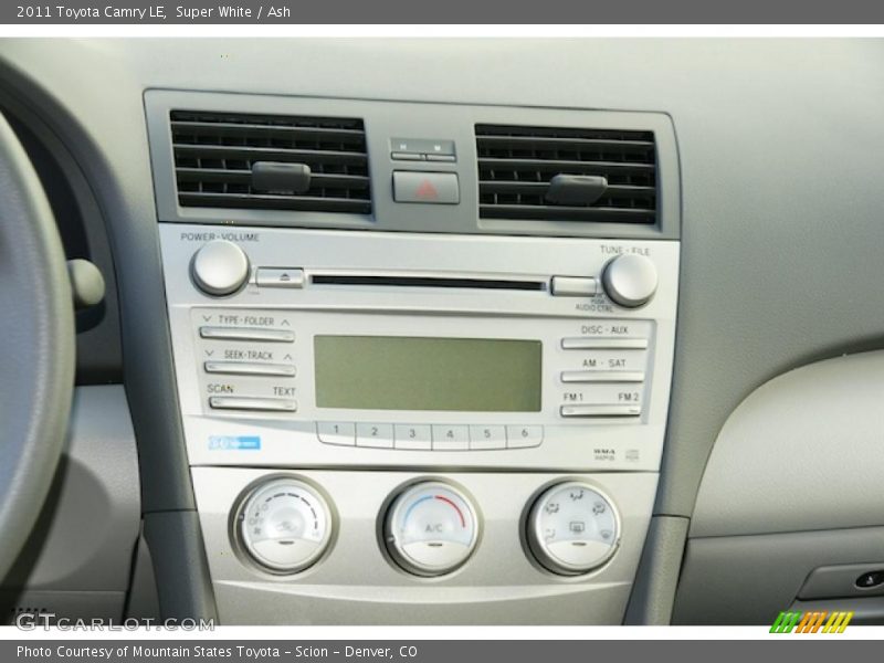 Super White / Ash 2011 Toyota Camry LE