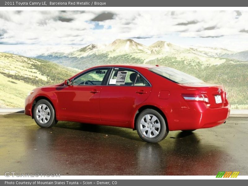 Barcelona Red Metallic / Bisque 2011 Toyota Camry LE