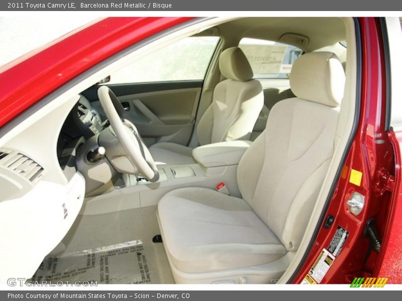 Barcelona Red Metallic / Bisque 2011 Toyota Camry LE