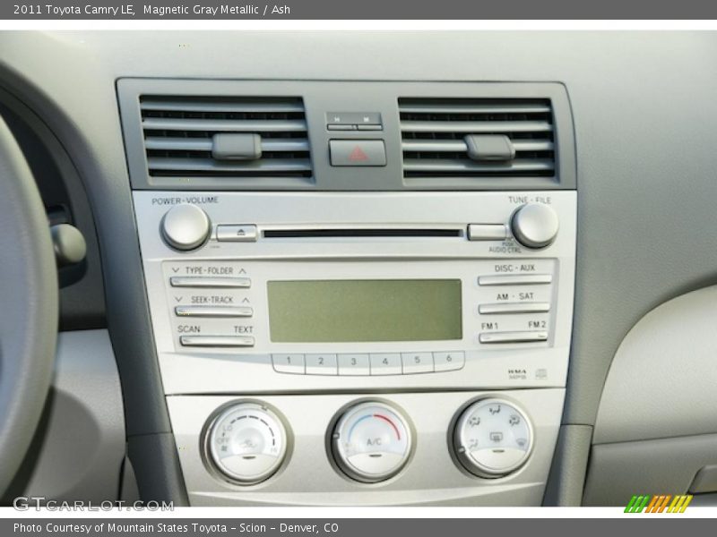 Magnetic Gray Metallic / Ash 2011 Toyota Camry LE