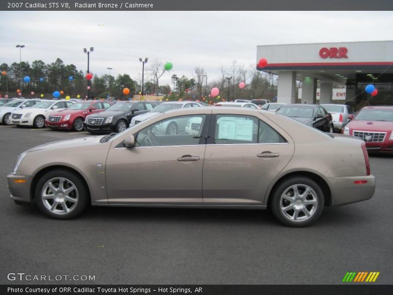 Radiant Bronze / Cashmere 2007 Cadillac STS V8