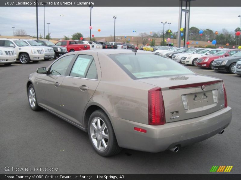 Radiant Bronze / Cashmere 2007 Cadillac STS V8