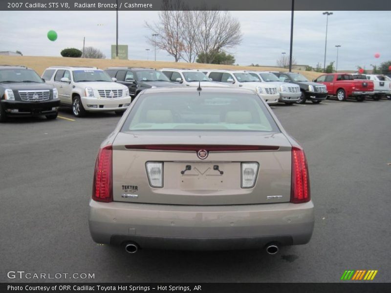 Radiant Bronze / Cashmere 2007 Cadillac STS V8