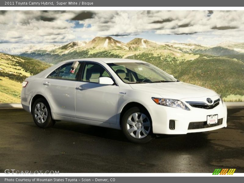 Super White / Bisque 2011 Toyota Camry Hybrid