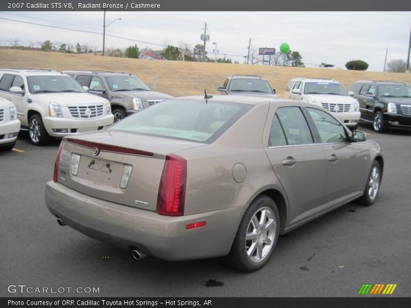 Radiant Bronze / Cashmere 2007 Cadillac STS V8