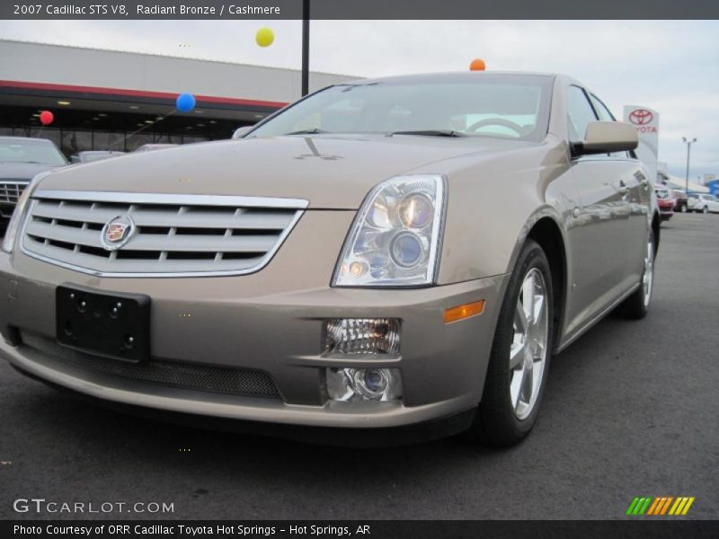Radiant Bronze / Cashmere 2007 Cadillac STS V8