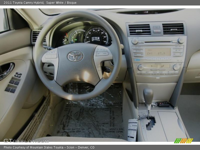 Dashboard of 2011 Camry Hybrid