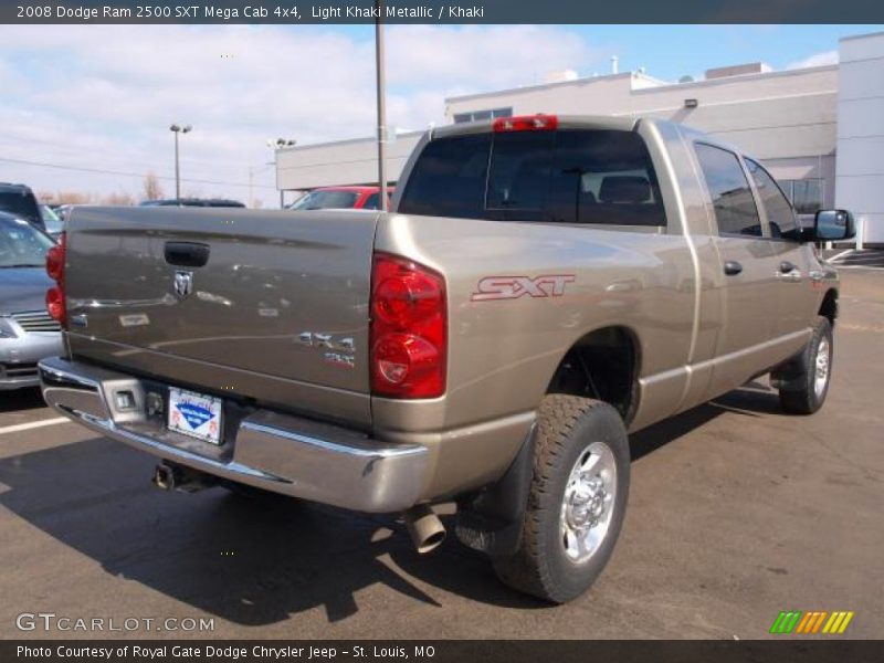  2008 Ram 2500 SXT Mega Cab 4x4 Light Khaki Metallic