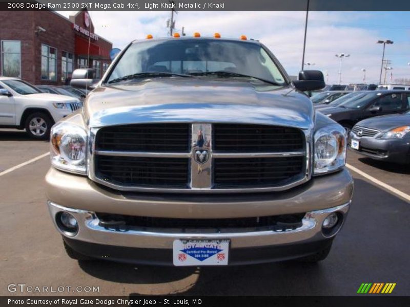Light Khaki Metallic / Khaki 2008 Dodge Ram 2500 SXT Mega Cab 4x4