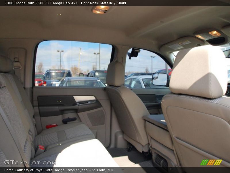 Light Khaki Metallic / Khaki 2008 Dodge Ram 2500 SXT Mega Cab 4x4