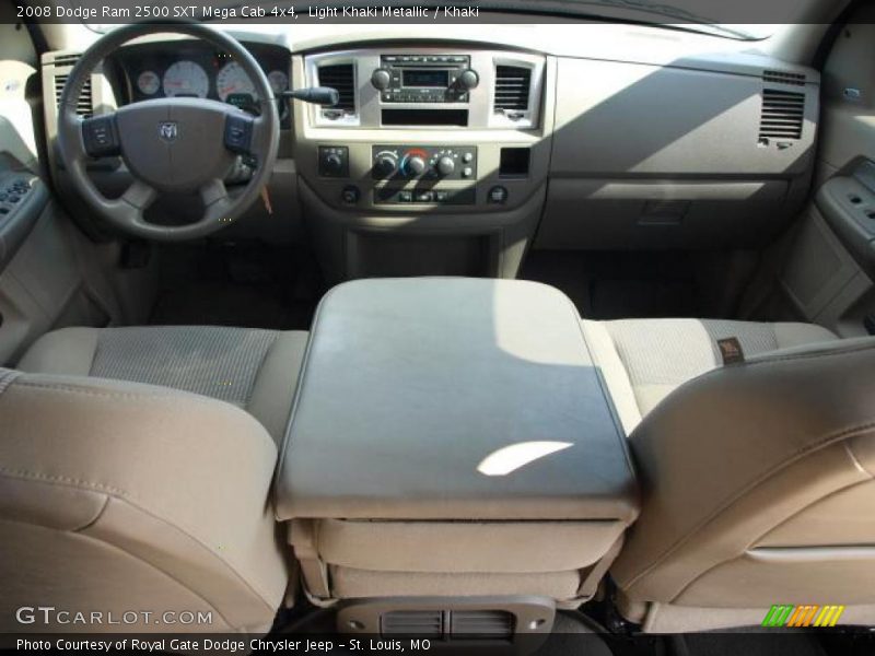 Light Khaki Metallic / Khaki 2008 Dodge Ram 2500 SXT Mega Cab 4x4