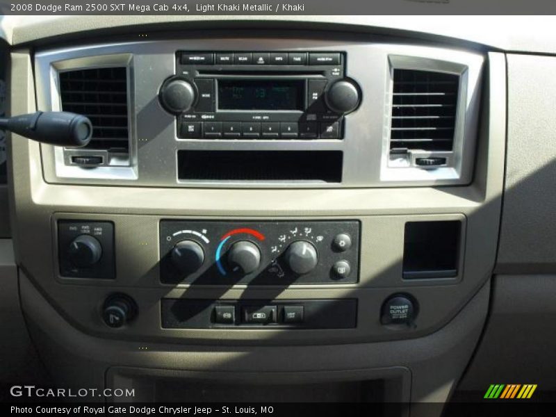 Light Khaki Metallic / Khaki 2008 Dodge Ram 2500 SXT Mega Cab 4x4