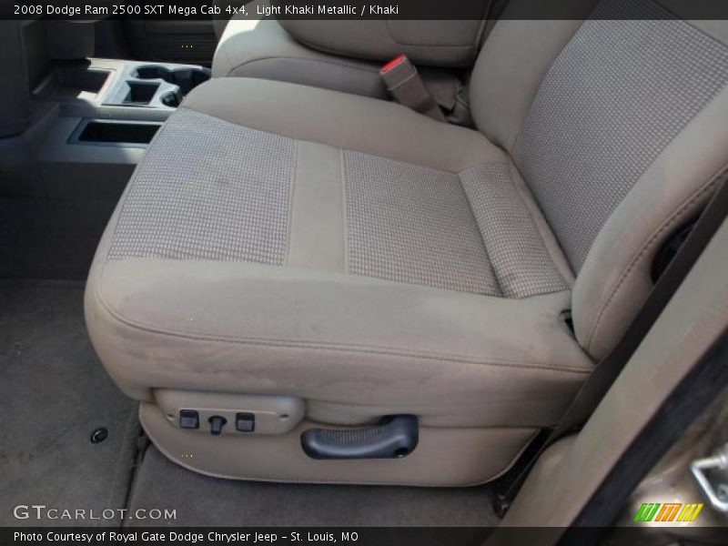 Light Khaki Metallic / Khaki 2008 Dodge Ram 2500 SXT Mega Cab 4x4