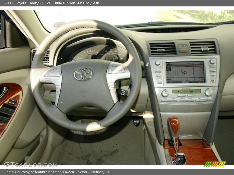 Blue Ribbon Metallic / Ash 2011 Toyota Camry XLE V6
