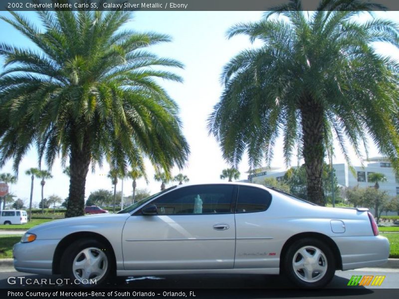 Galaxy Silver Metallic / Ebony 2002 Chevrolet Monte Carlo SS