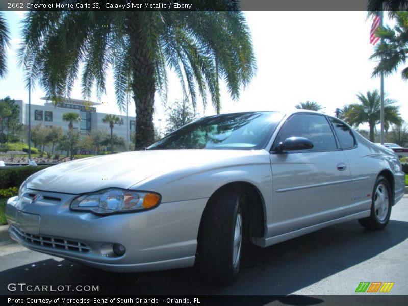 Galaxy Silver Metallic / Ebony 2002 Chevrolet Monte Carlo SS