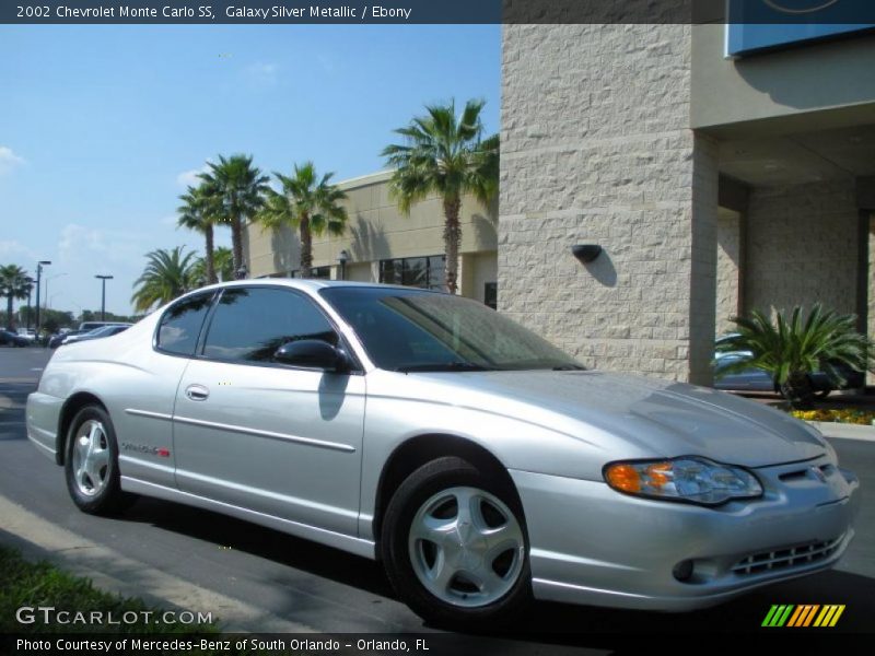 Galaxy Silver Metallic / Ebony 2002 Chevrolet Monte Carlo SS