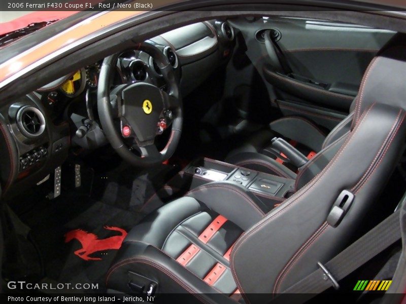 Red / Nero (Black) 2006 Ferrari F430 Coupe F1