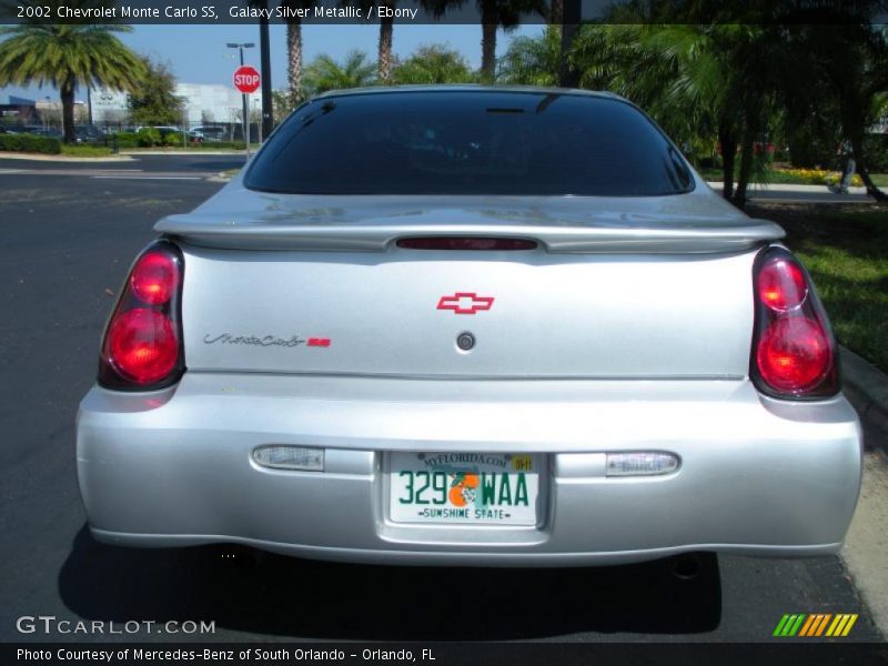 Galaxy Silver Metallic / Ebony 2002 Chevrolet Monte Carlo SS