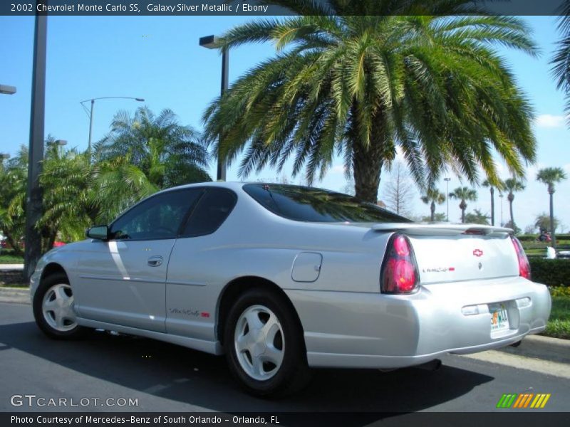 Galaxy Silver Metallic / Ebony 2002 Chevrolet Monte Carlo SS
