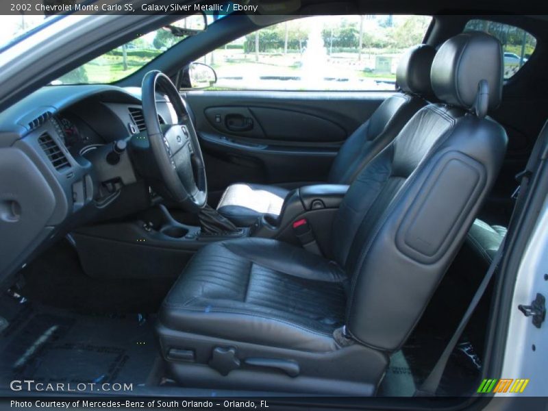 Galaxy Silver Metallic / Ebony 2002 Chevrolet Monte Carlo SS