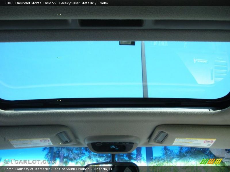 Galaxy Silver Metallic / Ebony 2002 Chevrolet Monte Carlo SS