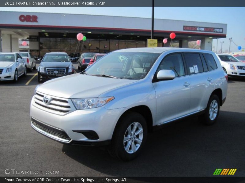 Classic Silver Metallic / Ash 2011 Toyota Highlander V6
