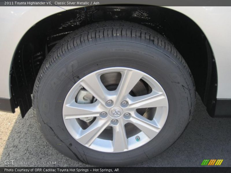 Classic Silver Metallic / Ash 2011 Toyota Highlander V6