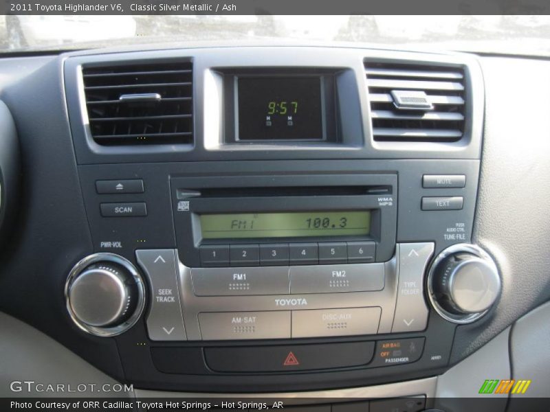 Classic Silver Metallic / Ash 2011 Toyota Highlander V6