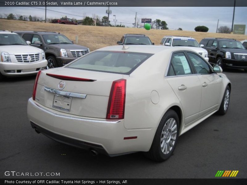 Vanilla Latte / Cashmere/Cocoa 2010 Cadillac CTS 3.0 Sedan