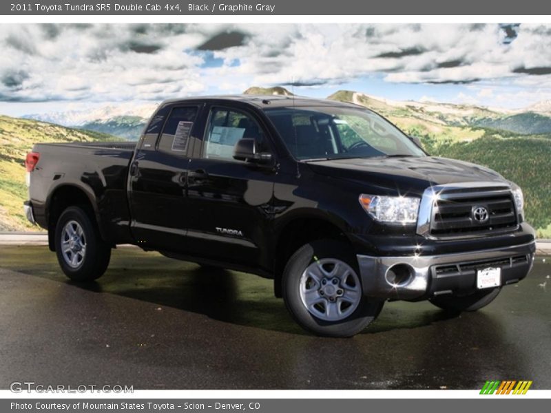 Black / Graphite Gray 2011 Toyota Tundra SR5 Double Cab 4x4