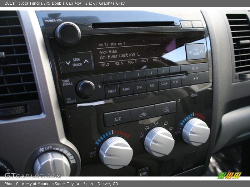 Black / Graphite Gray 2011 Toyota Tundra SR5 Double Cab 4x4