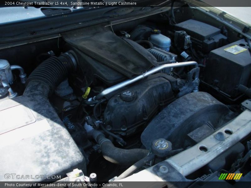 Sandstone Metallic / Light Cashmere 2004 Chevrolet TrailBlazer LS 4x4