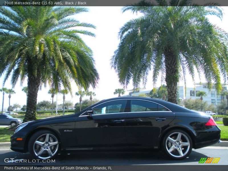 Black / Black 2008 Mercedes-Benz CLS 63 AMG