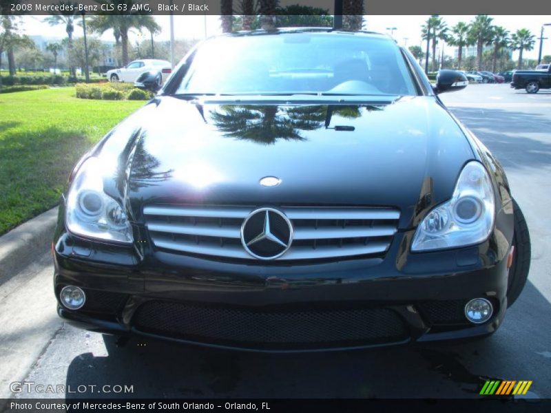 Black / Black 2008 Mercedes-Benz CLS 63 AMG