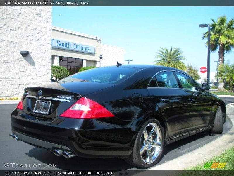 Black / Black 2008 Mercedes-Benz CLS 63 AMG